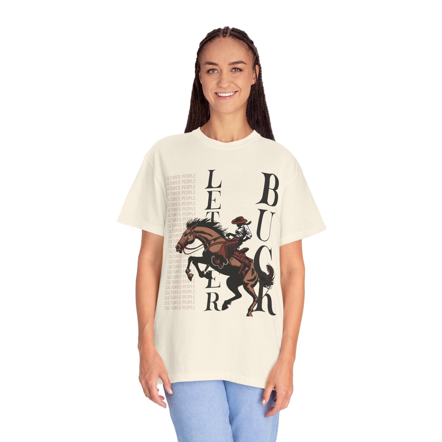 Let 'er Buck (Cowgirl) Tee